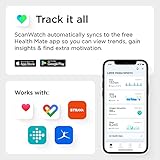 Withings ScanWatch Hybrid Smartwatch mit EKG, Herzfrequenzsensor und Oximeter, Schwarz, 38 mm - 2