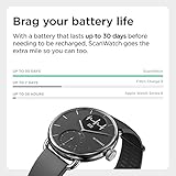 Withings ScanWatch Hybrid Smartwatch mit EKG, Herzfrequenzsensor und Oximeter, Schwarz, 38 mm - 4