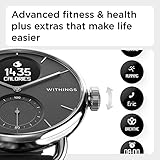 Withings ScanWatch Hybrid Smartwatch mit EKG, Herzfrequenzsensor und Oximeter, Schwarz, 38 mm - 6